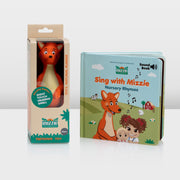 Coffret cadeau Mizzie The Kangaroo avec livre sonore 'Sing with Mizzie' et jouet de dentition